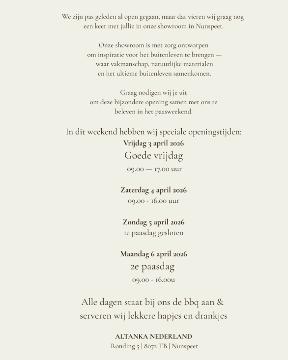 openingsweekend altanka tekst